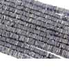 Natural Untreated Blue Iolite Smooth Square Heishi Cube Beads Strand Length is 7 Inches & Sizes from 4mm approx. 